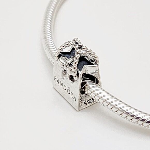 Pandora Shopping Bag Sterling Silver Charm - Picture 2 of 5